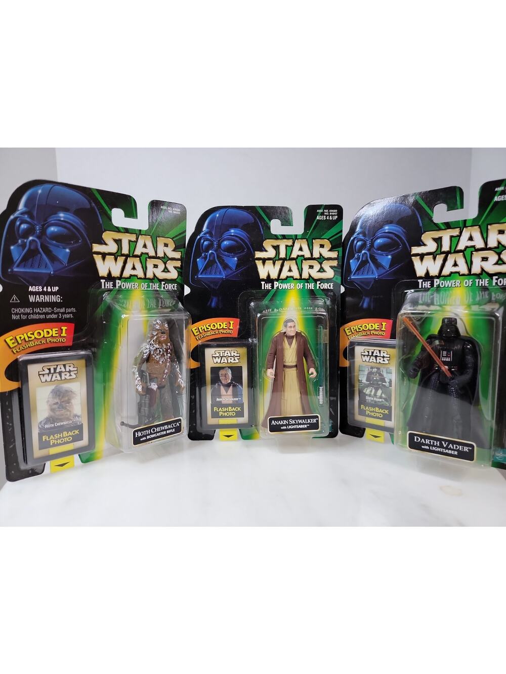 Kenner Hasbro Star Wars POTF Flashback Darth Vader Anakin Skywalker Chewbacca